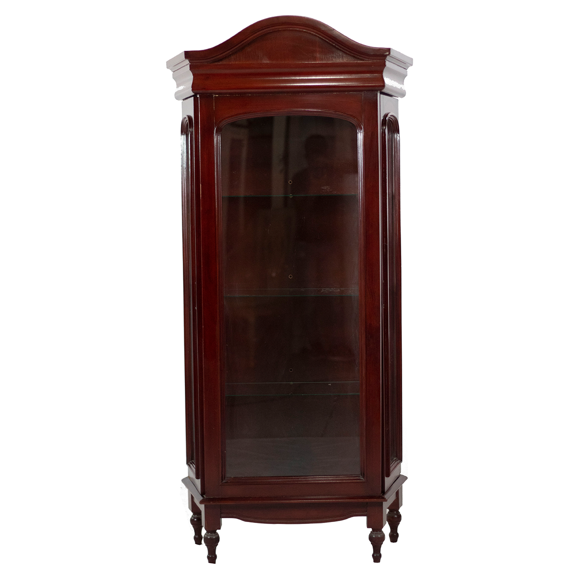 VITRINA TINTA CON 3 ENTREPAÑOS