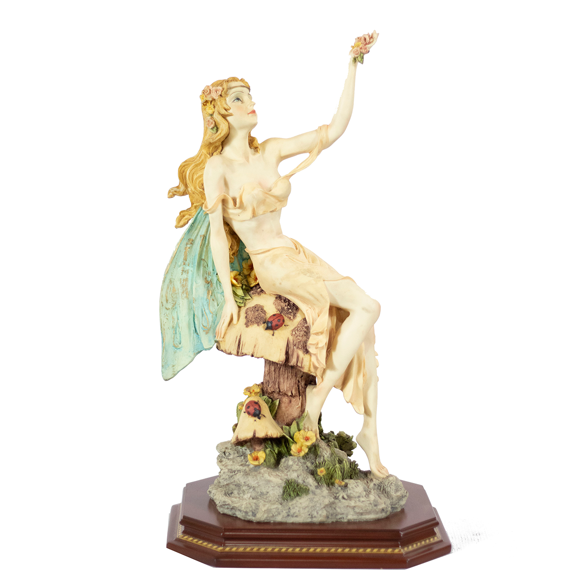 HADA EN BASE DE MADERA ALTURA 50CM