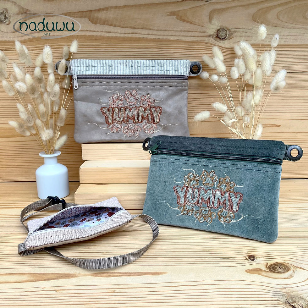 Miniaturbild: ITH Stickdatei Yummy Bag  18x25, Bauchtasche