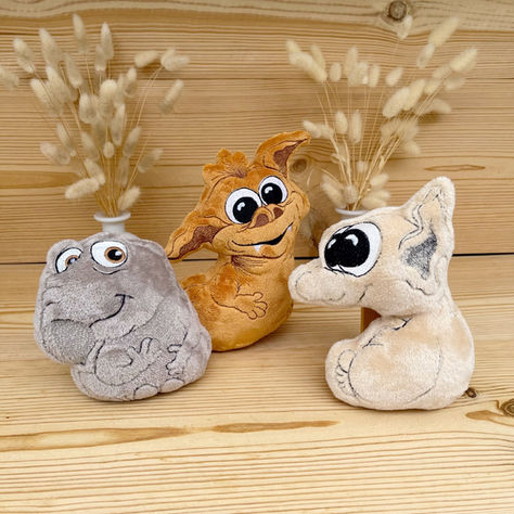 Knuffelchen – schnell gestickter Kuschelspaß