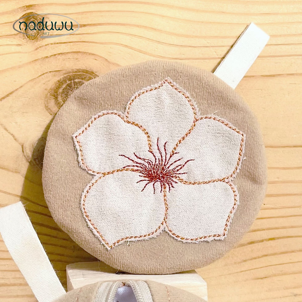Miniaturbild: ITH Stickdatei Mini Zip Bag Flower 2 10x10