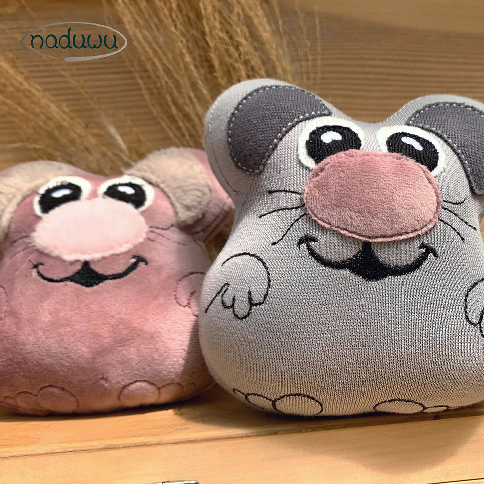 Miniaturbild: ITH Stickdatei Maus Stuffie 13x15