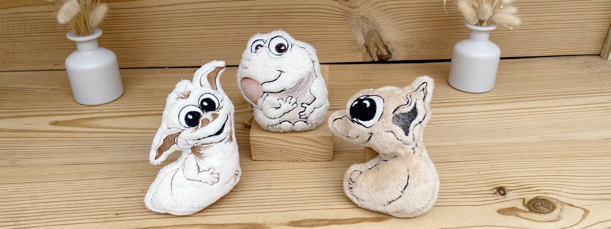 ITH Stickatei Knuffelchen Kuscheltiere