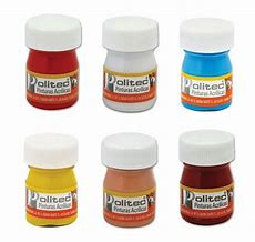 Paquete básico de 6 pinturas acrílicas chicas 20 ml c/u