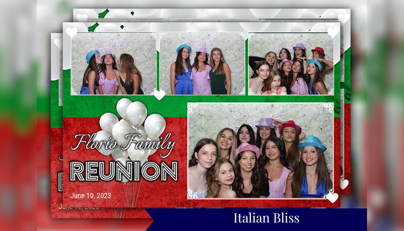 Italian Bliss Photo Booth Template