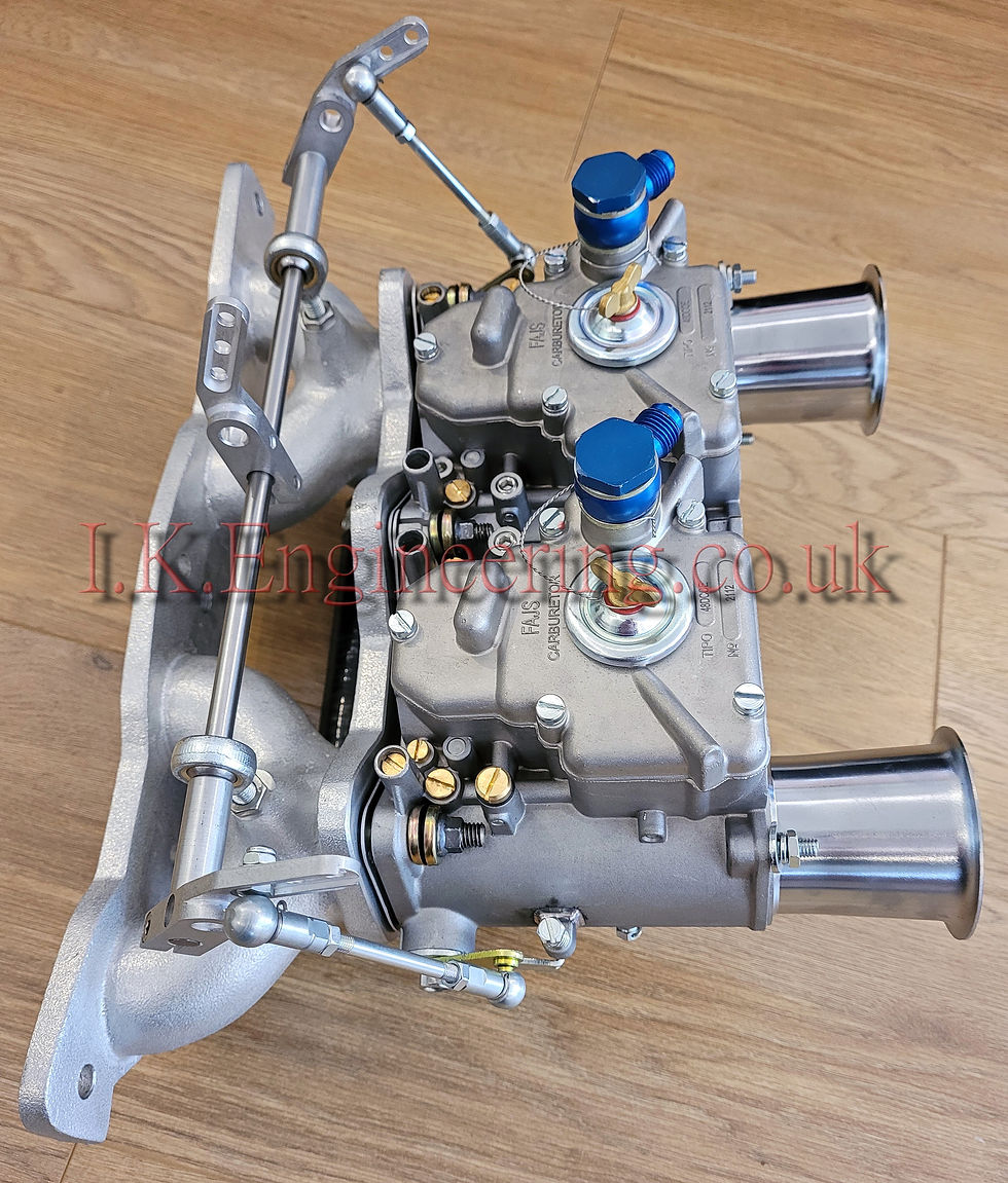 Thumbnail: Ford Pinto 48 DCOE split manifold kit
