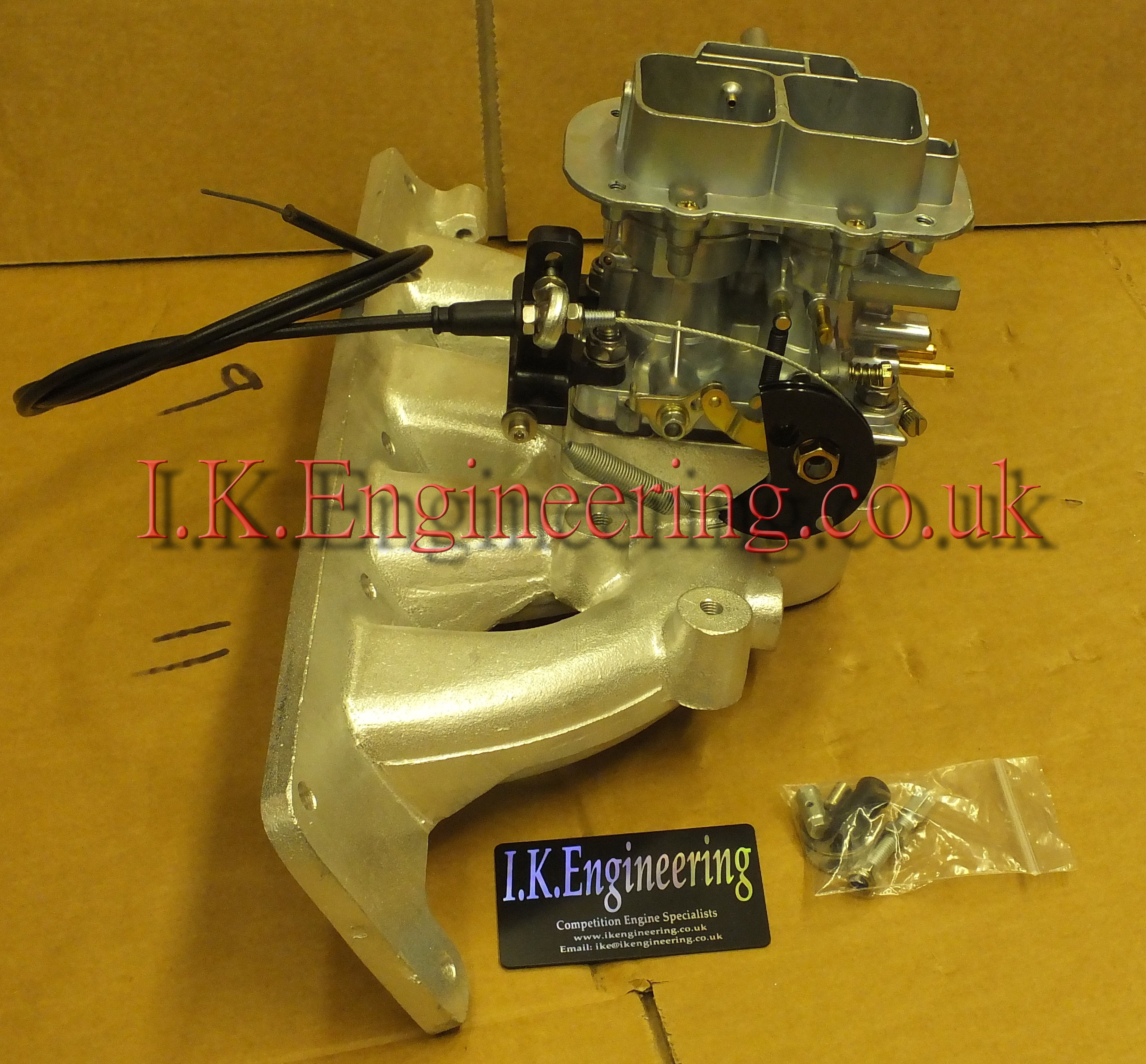 Vauxhall Z18XE manifold with 32/36 carb kit