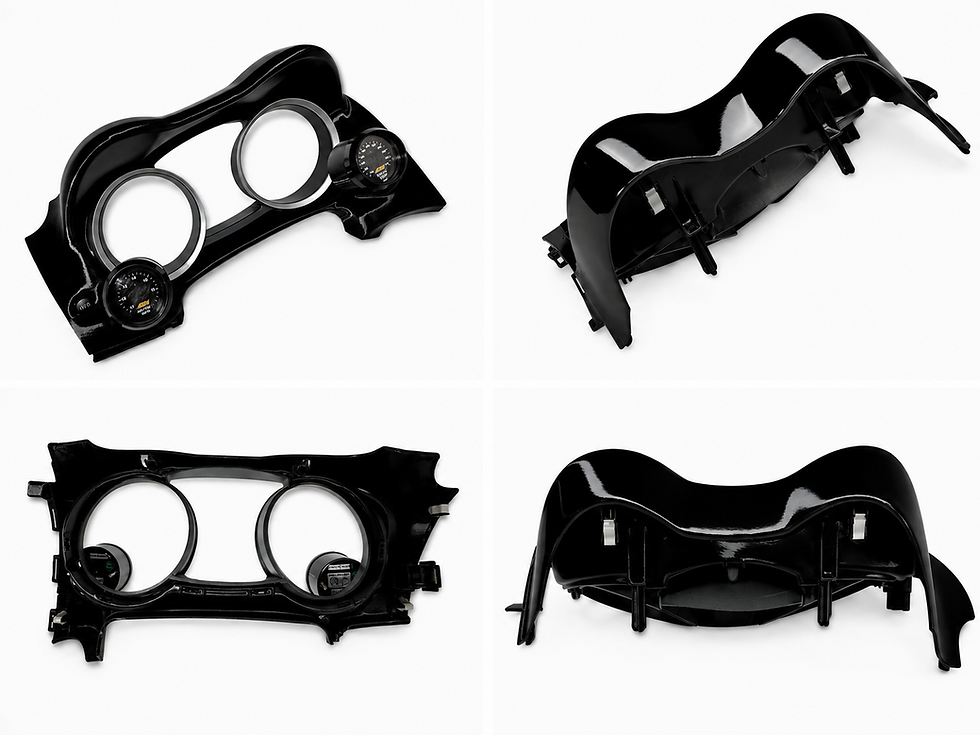 Thumbnail: 2008-15 Mitsubishi Evo/Lancer Cluster Dual Gauge Pod Mount