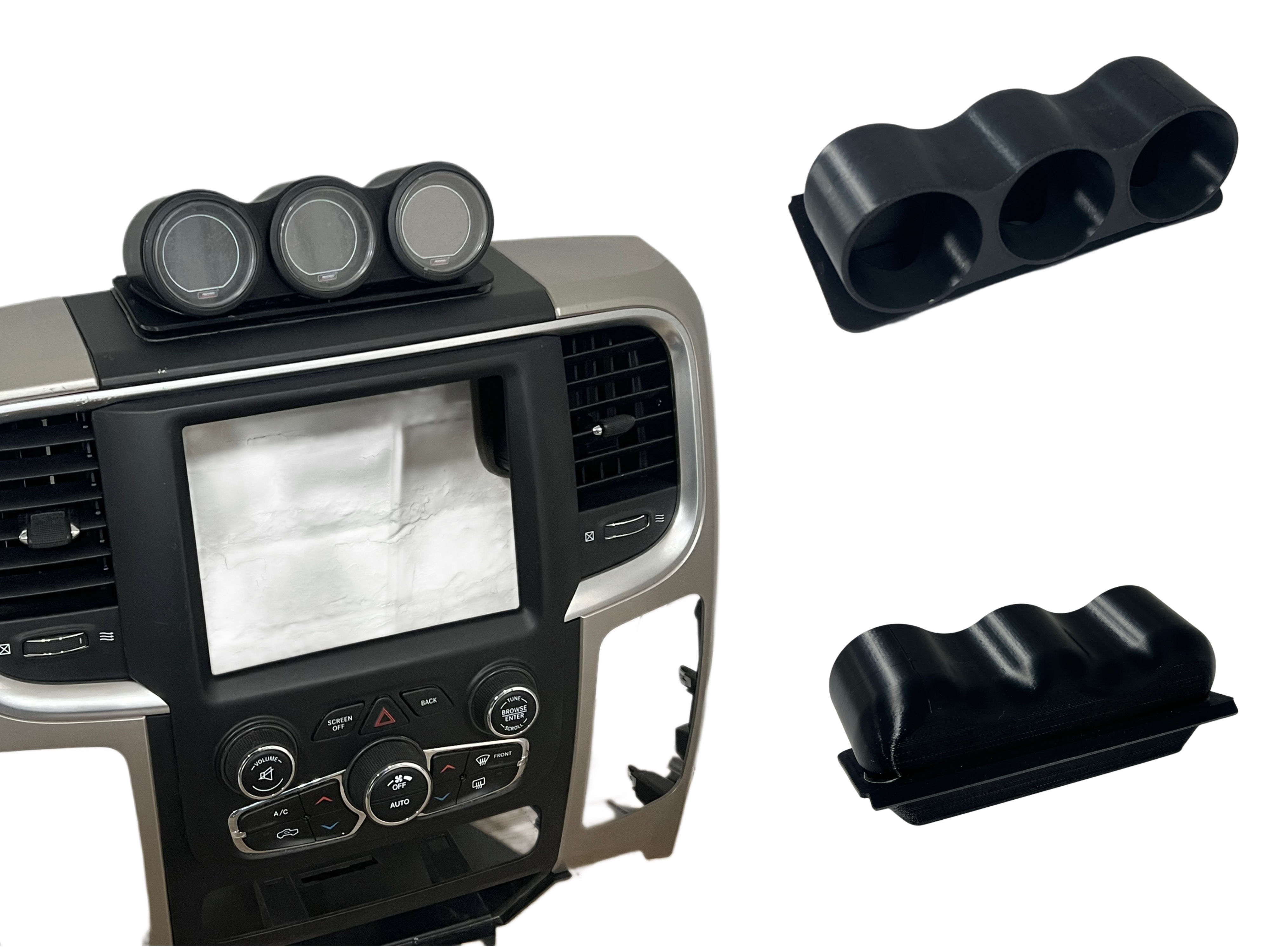2013-18 Dodge Ram Center Dash Gauge Pod Mount