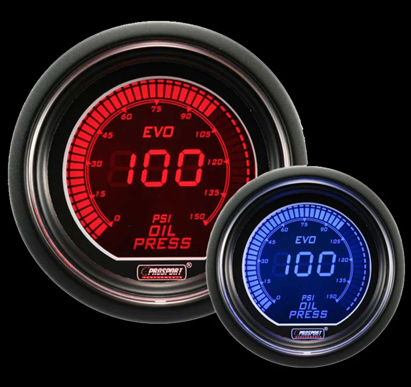 Thumbnail: EVO Series Red/Blue Gauge (ProSport Gauges)