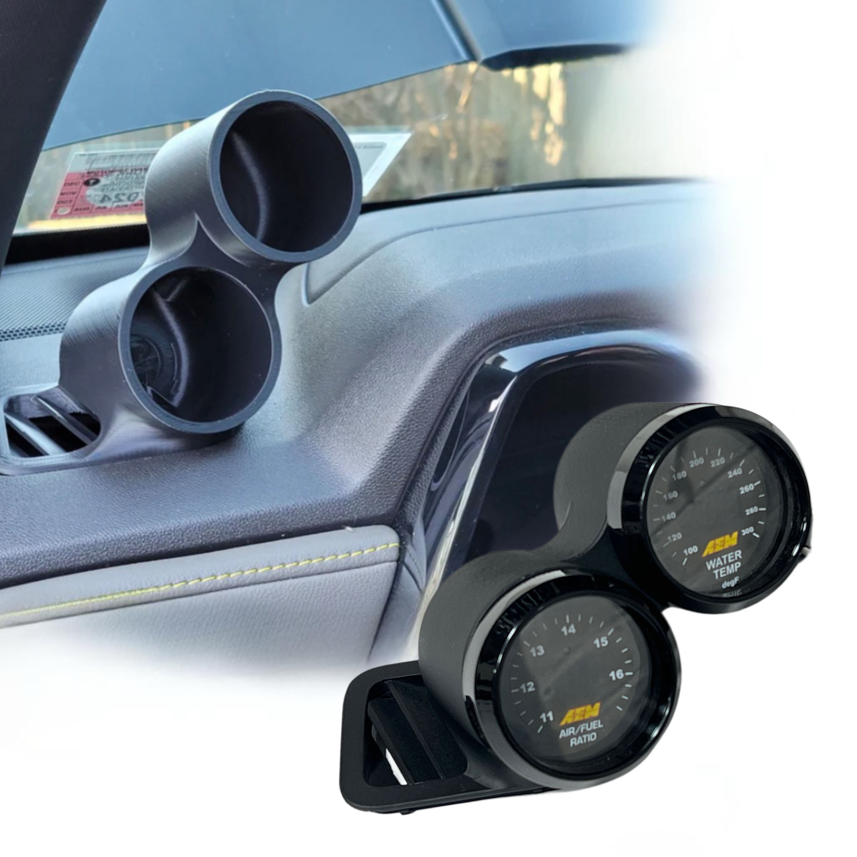 2022- 25 Chevy Colorado GMC Canyon Defrost Air Vent Gauge Pod Mount