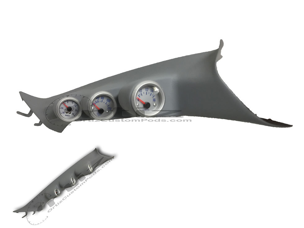 Thumbnail: 2003-07 Mitsubishi Evo/Lancer Pillar Gauge Pod