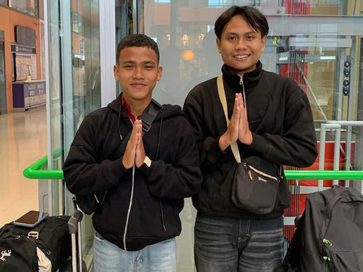 本日、インドネシアから男性2名が入国しました!