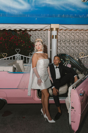 cute picture of the bride and groom at their dream elopement