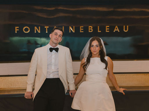 bride and groom at their bridal portraits