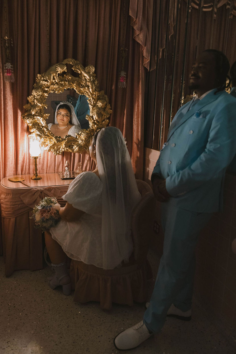 cute bridal portraits at sure thing too