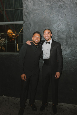 cute picture of the groom and his brother