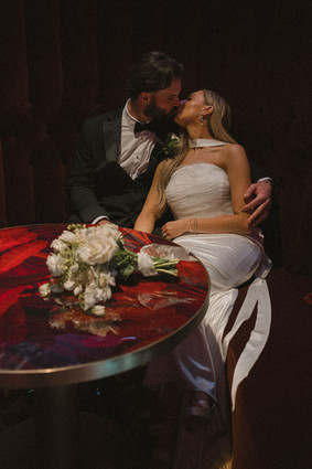 bride and groom at their dream bridal portraits