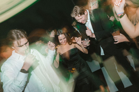 fun black tie wedding reception in las vegas