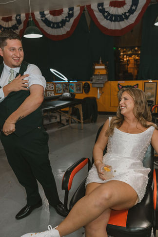 happy couple after their dream micro wedding 