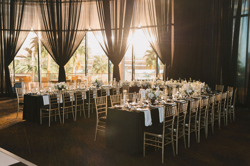 elegant and timeless wedding reception decor