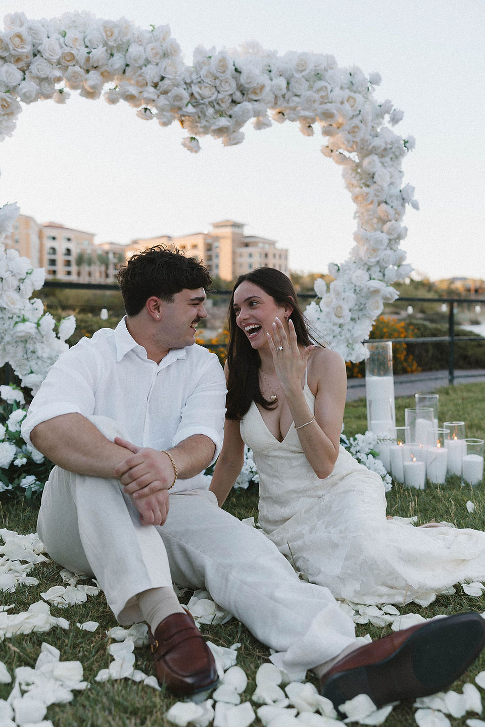 couple at their dream couple session in las vegas