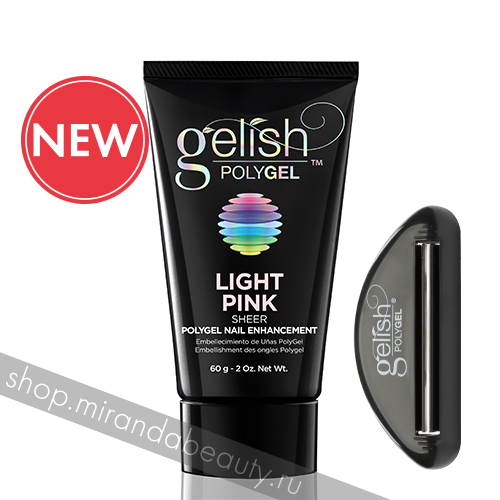 Gelish PolyGel Light Pink, 60g - светло-розовый полигель