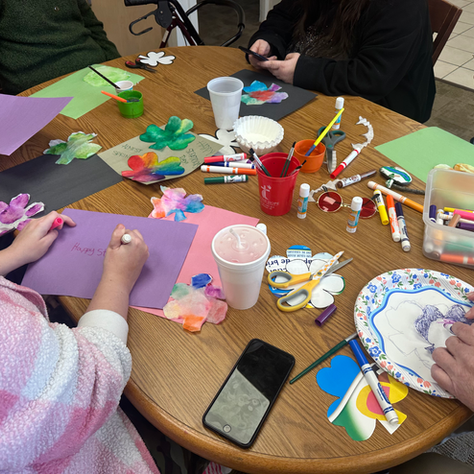 Shamrock & Flower Card Making
