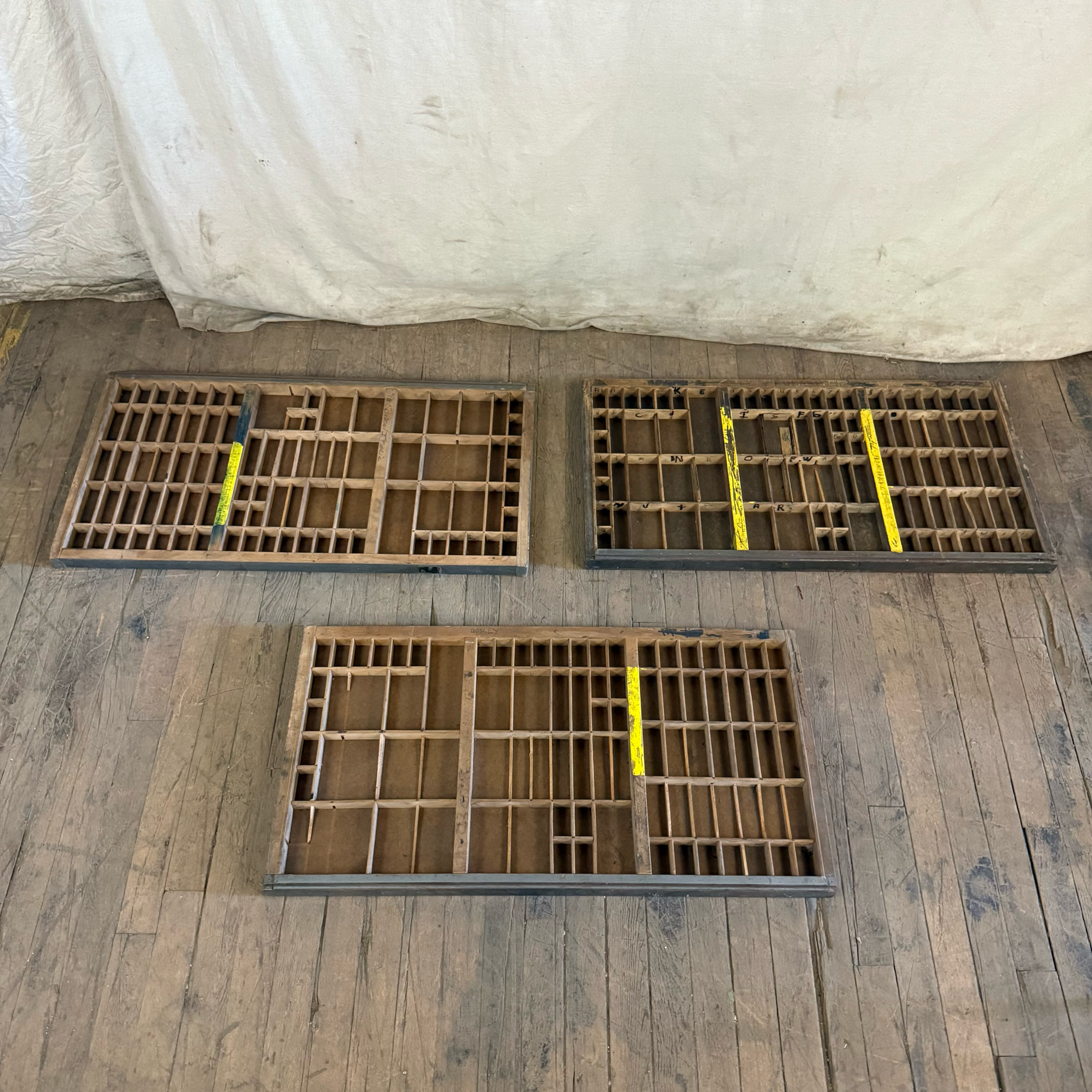 Printers Typeset Drawer Trinket Shelf