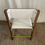 Thumbnail: Modern Wood & Brass Dining Chair