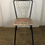 Thumbnail: Floral Patterned Wire Chair