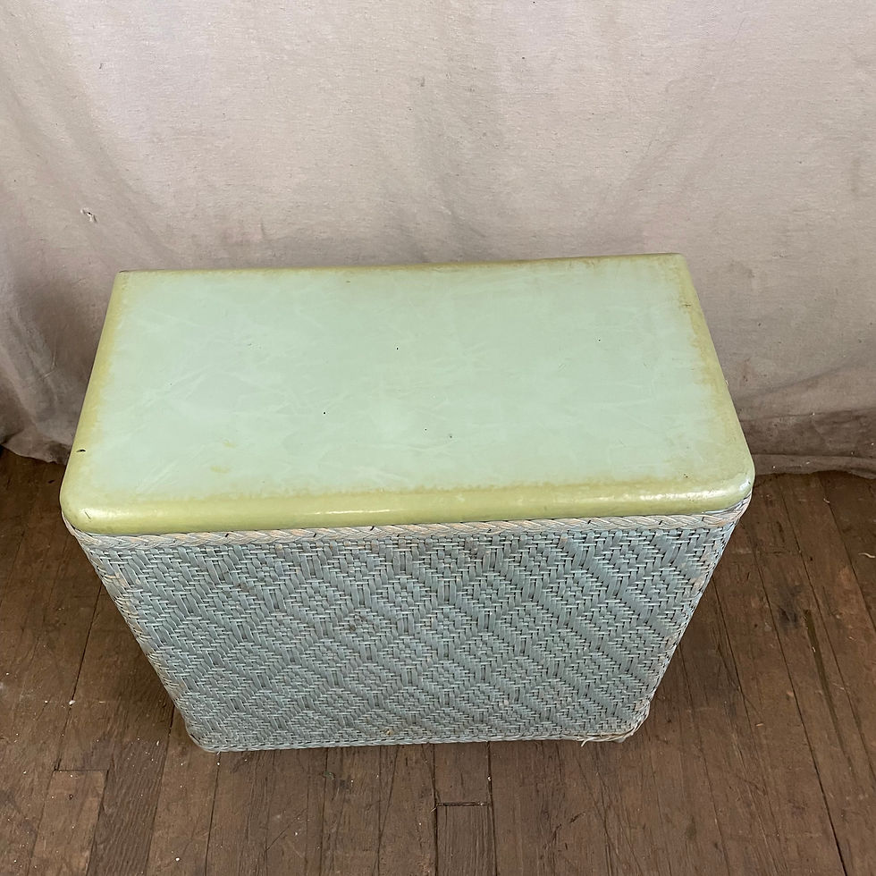 Thumbnail: Blue-Green Wicker Hamper