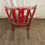 Thumbnail: Red Chipping Paint Patio Rocking Chair