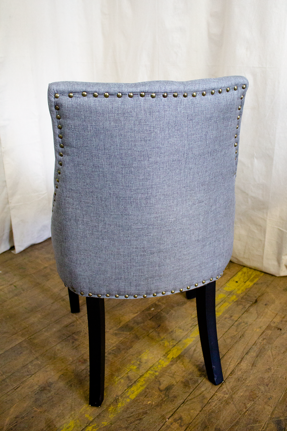 Thumbnail: Grey Wingback Chairs