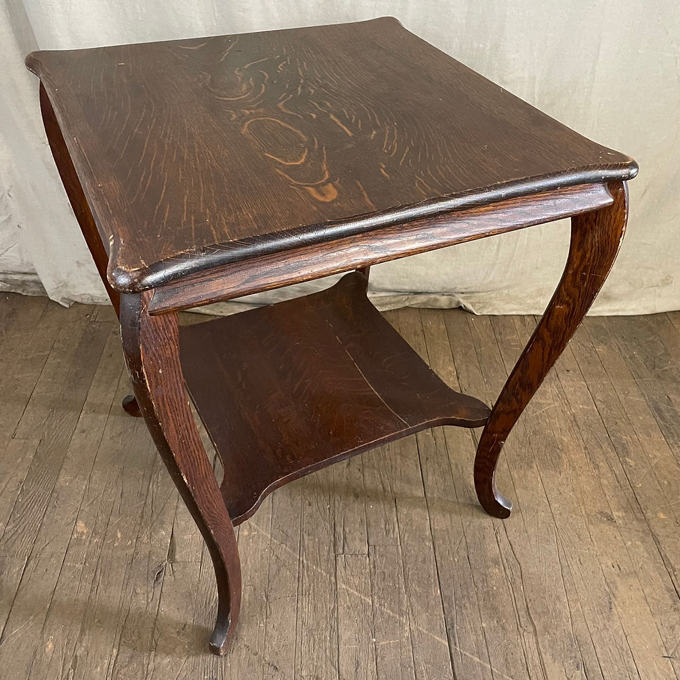 Simple Dark Wood Accent Table