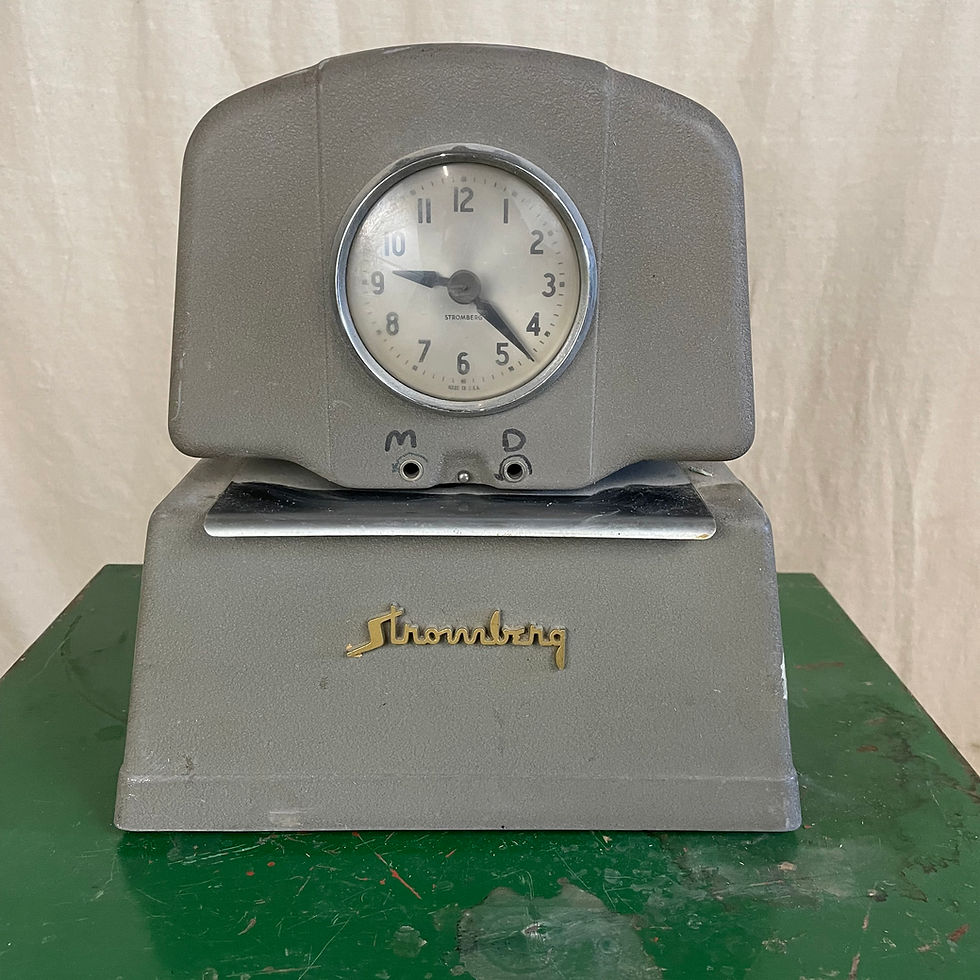 Gray Stromberg Time Clock