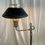 Thumbnail: Brass Standing Floor Lamp w/ Enamel Shade