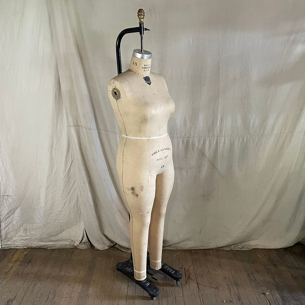 Thumbnail: Cloth Mannequin Model Form on Hanging Stand