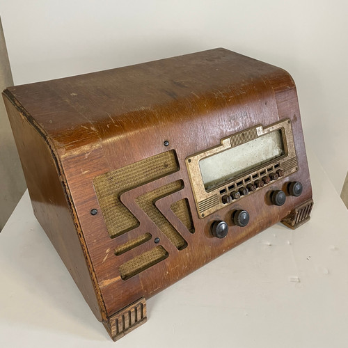 Philco Wooden Countertop Radio 1940s | zapprops