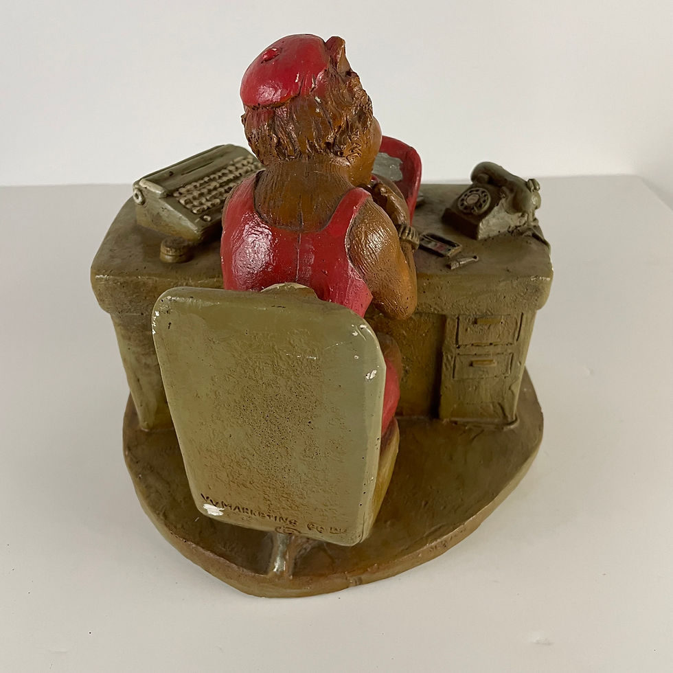 Thumbnail: Ice Fox Secretary Chalkware Statue