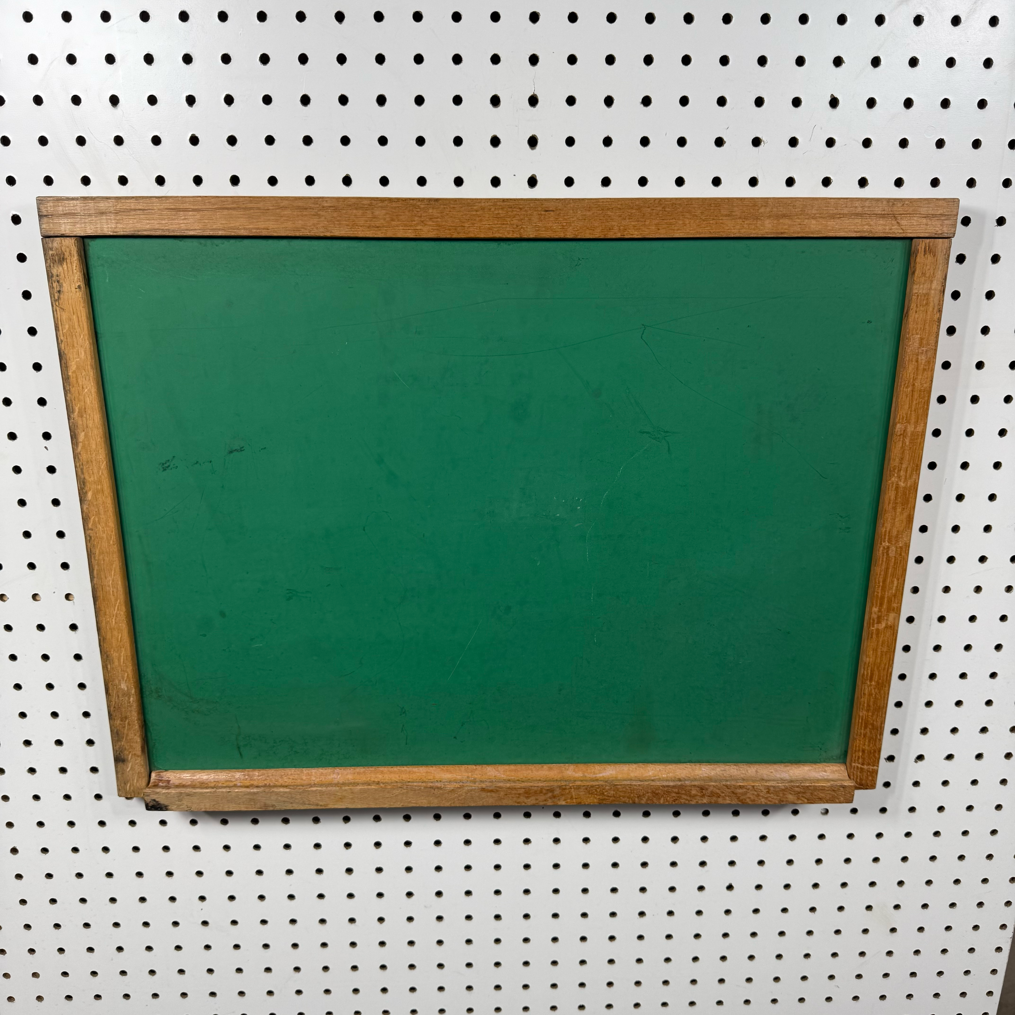 Green Chalkboard w/ Chalk Well