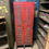 Thumbnail: Bank of 2 Antique Red Lockers