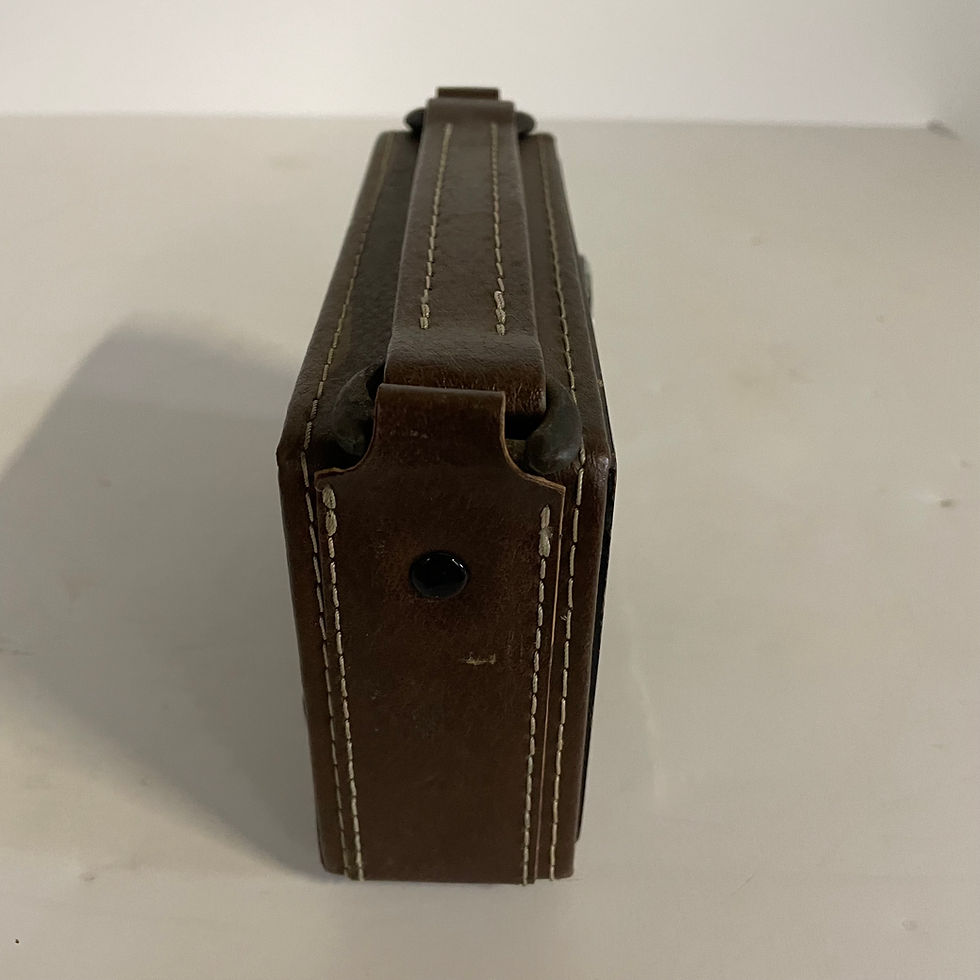 Thumbnail: Juliette Leather Encased Portable Radio 1960s