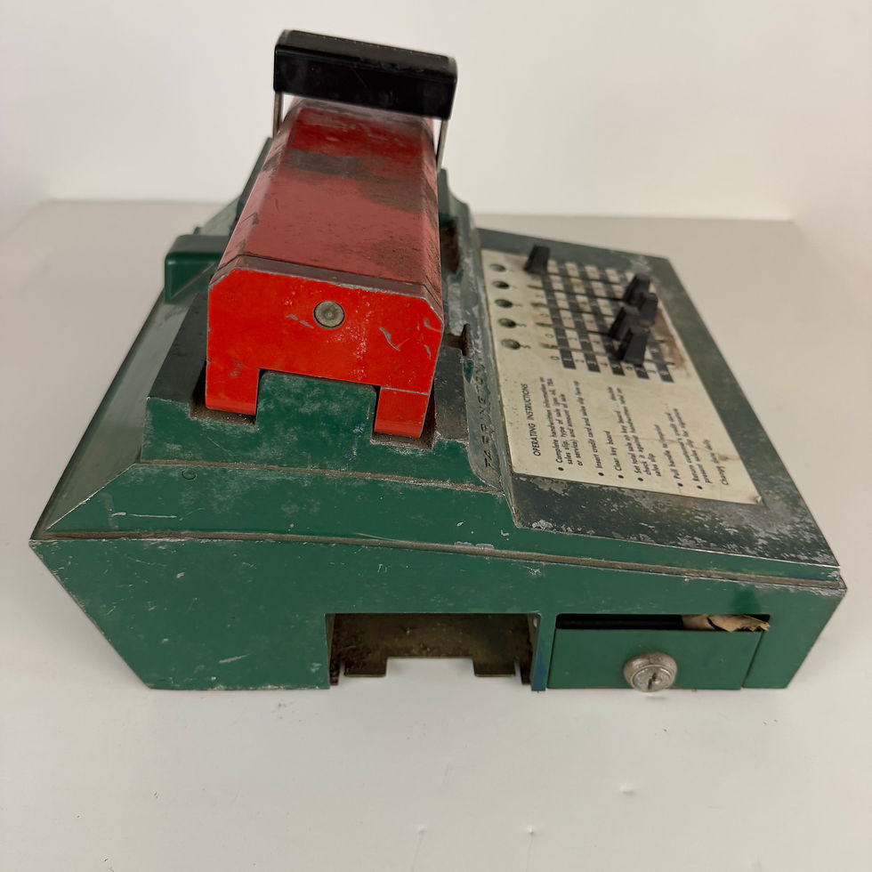 Thumbnail: Texaco Oil Sales Slip Charge/Credit Card Machine