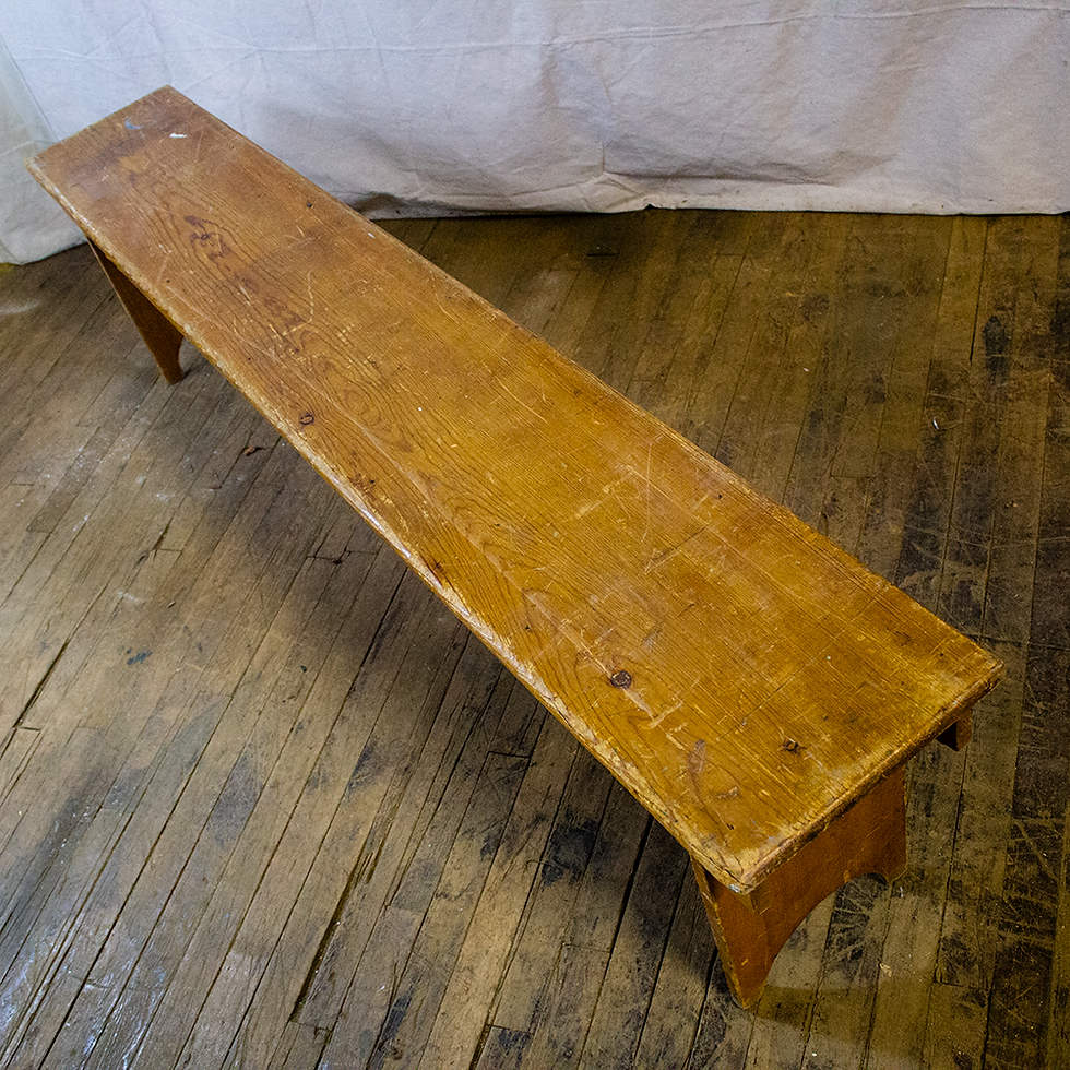 Thumbnail: Plain 6ft Wood Bench
