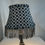 Thumbnail: Cast Iron Lamp w/ Checkered Shade