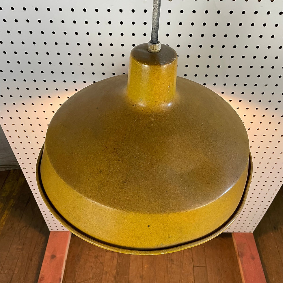 Thumbnail: Yellow Industrial Pendant Light