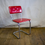 Thumbnail: Red Metal Diner Chair