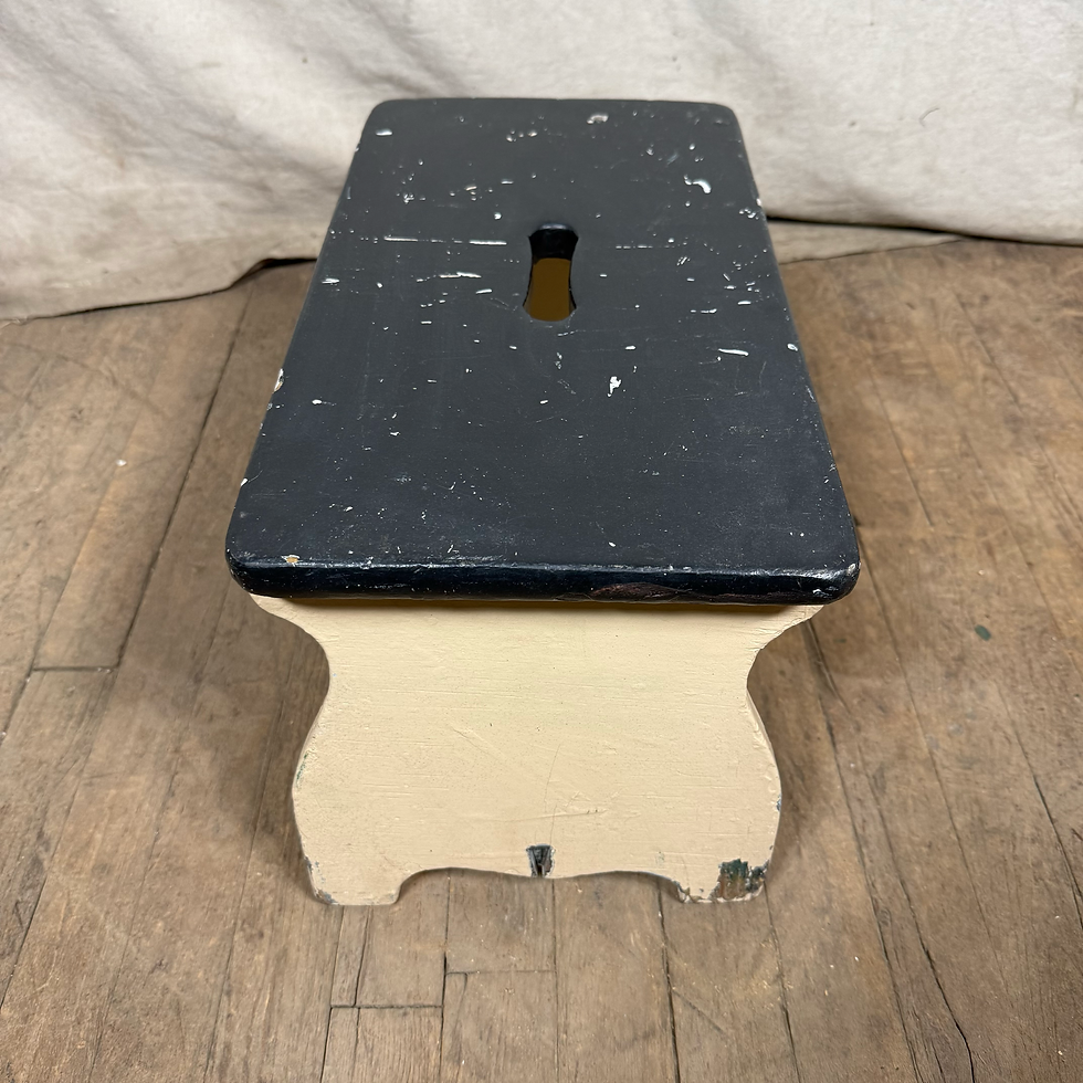 Thumbnail: Black Top Bench Stool