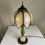 Thumbnail: Orange Tulip Slag Stained Glass Lamp
